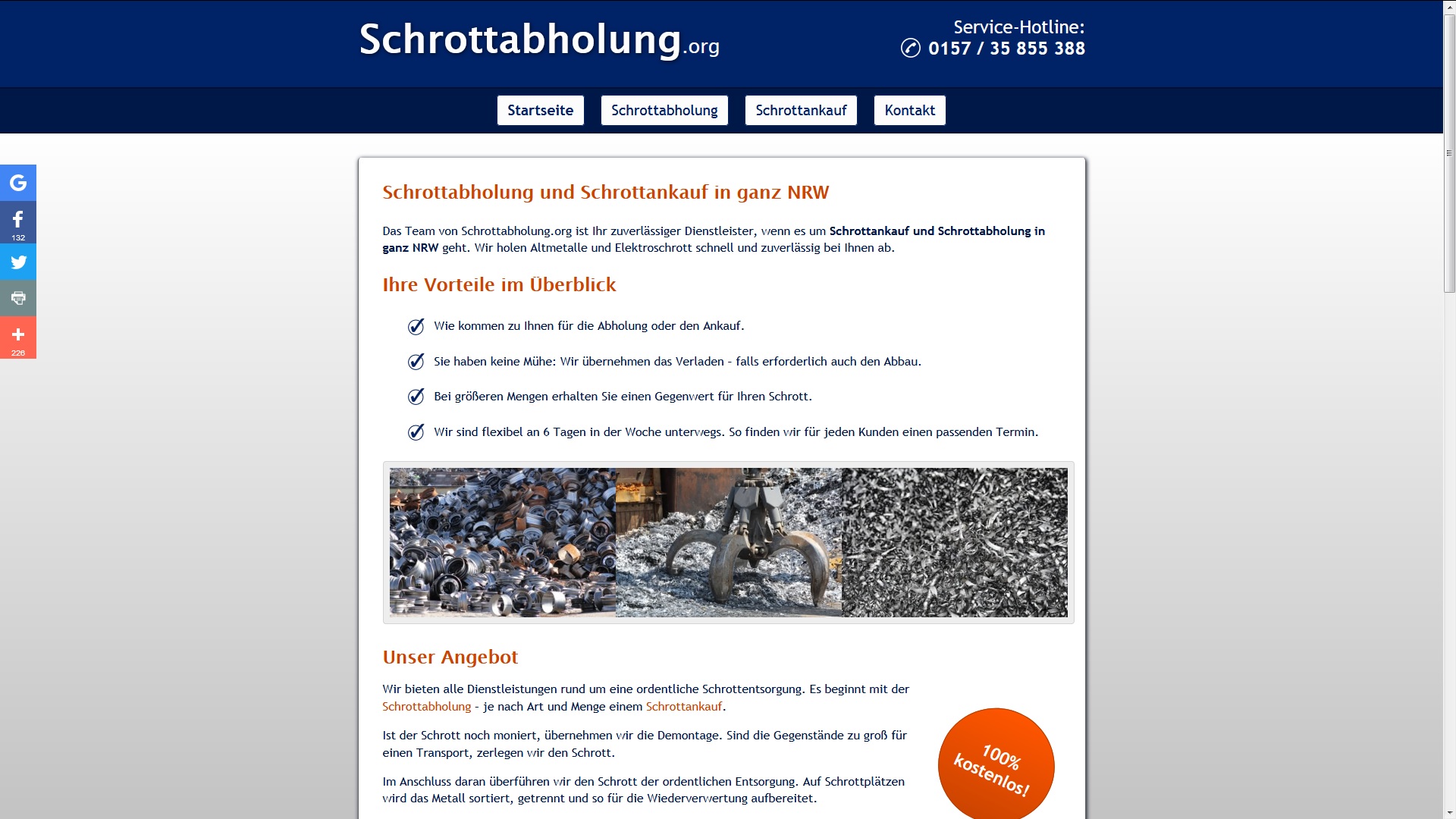 schrottabholung org in nrw - Schrottabholung.org in NRW